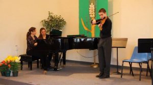 Benjamin plays Remembrances from Schindler's List, John Williams