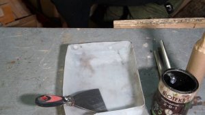 Мини горн из жестяной банки и газовой горелки