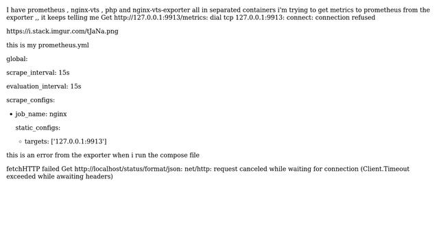 Prometheus container connection refused смотреть онлайн