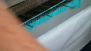 Рельефный узор Паркет на вязальной машине Нева-2