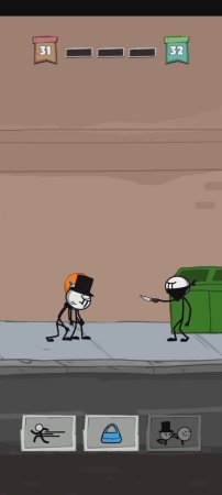 Stickman против грабителя