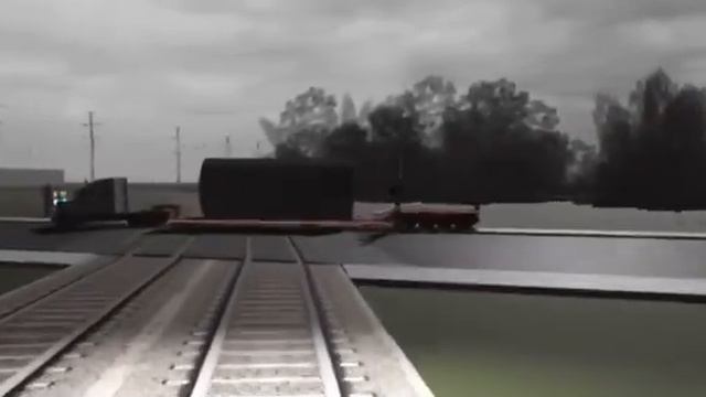 Roblox Crash Town Game Thing - Train Hits Oversize load with pipe thing смотреть онлайн