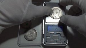 как взвешивать серебряные монеты #заметки нумизмата