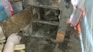 домик школьника на дереве (11часть) печка своими руками  стройка конец..