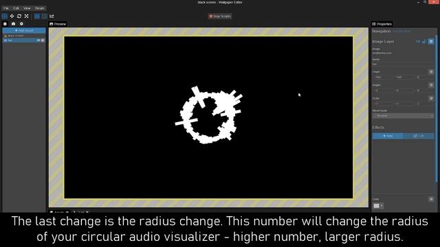 How to Create Circular Audio Visualizer tutorial | Wallpaper Engine tutorial
