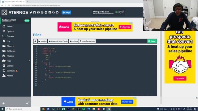 LifeSteal SMP Plugin Tutorial (Aternos) смотреть онлайн
