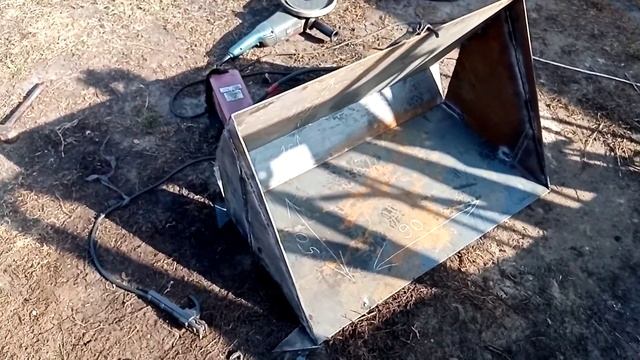 Сделал ковш для моего трактора, размеры. смотреть онлайн