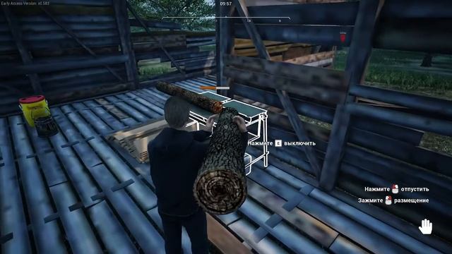 Ranch Simulator - распил бревен на доски для продажи