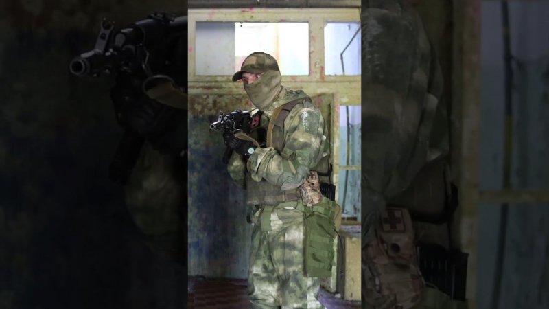 При штурме здания ☠️