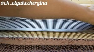 Ажур на вязальной машине brother kh 811.