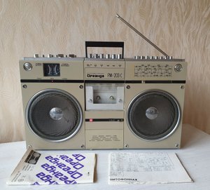 Советский СССР Бумбокс Ореанда 203 Кассетный проигрыватель Магнитофон-1988-год