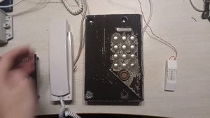 Домофон Лидер-М и Трубка VIZIT УКП-12