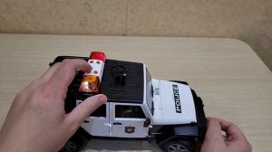 Машина полицейская джип брудер Bruder - обзор