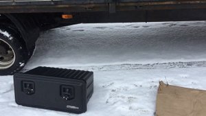 Новый бак 180л на Газель Некст, инструментальный ящик. Установка.