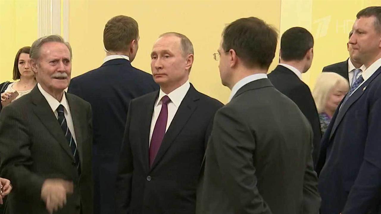 Владимир Путин посетил Государственный академический Малый театр