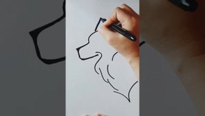 Как нарисовать волка/Легкий рисунок