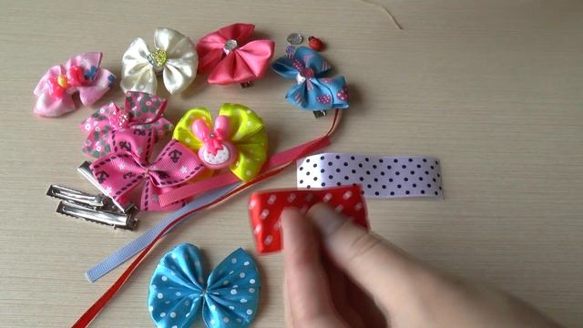 Банты Мастер класс бант из ленты DIY ribbon bow handmade bows смотреть онлайн