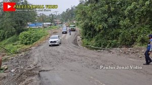 Insiden Beruntun || Truck Hantam Tebing Dan Mobil Nyaris Terbalik Di Batu Jomba
