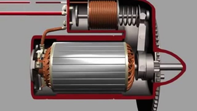 принцип работы стартера 3D смотреть онлайн