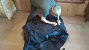 Распаковка ПВХ НДНД лодки от магазина "Лодки деда мазая" Флагман 400U.