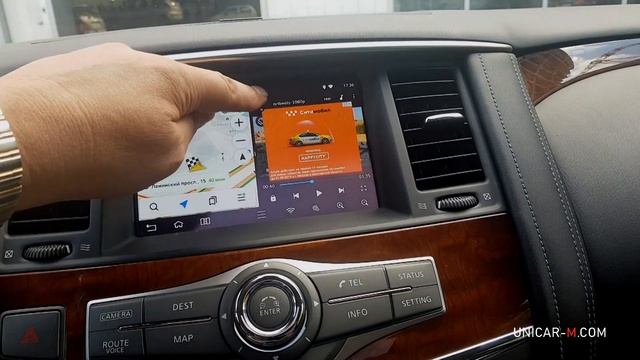 Infiniti QX80 (EX, FX, QX, G...) с 08IT и блок навигации ROiK10 c OS Android 8.1.0.mp4