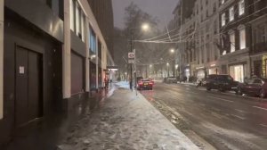 Лондонский полуночный снегопад