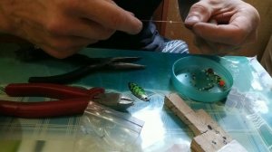 Как сделать классическую вращающуюся блесну тандем!