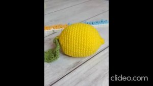 Вязаные овощи и фрукты своими руками