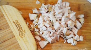 Салат Оргазм с жареными шампиньонами