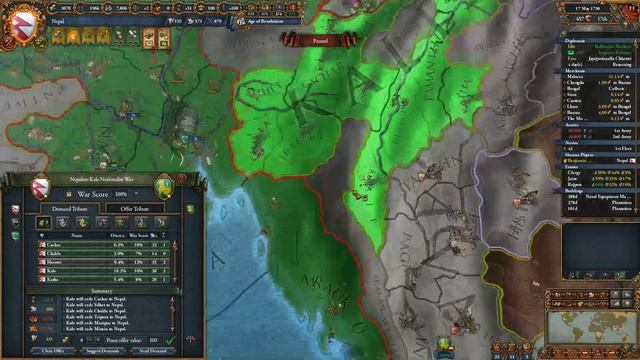 Europa Universalis 4 Dharma | Nepal | Part 30 | Coalition смотреть онлайн