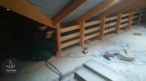 Подготовка к УТЕПЛЕНИЮ МАНСАРДЫ, как утеплить крышу, ЭКОВАТА