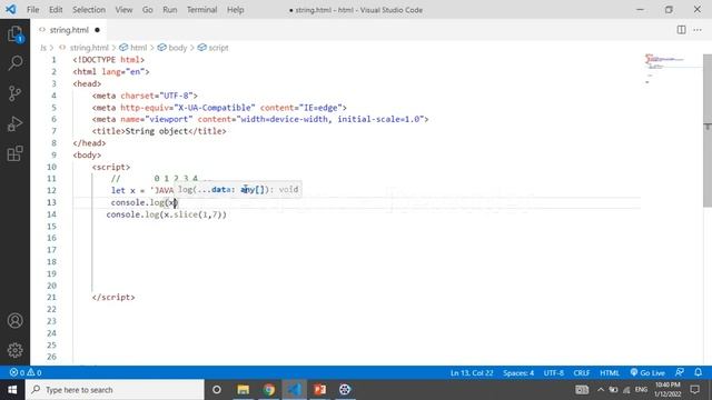 String methods  in JavaScript | string object | JavaScript | JavaScript tutorials for beginners