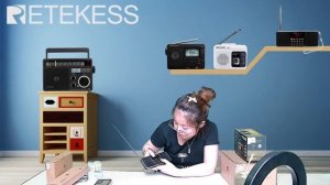 Retekess TR602 AM FM стерео радио AUX вход Поддержка TF карты