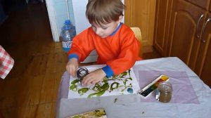 Как рисовать ребенку кистью с красками автор: Зоя Белоусова