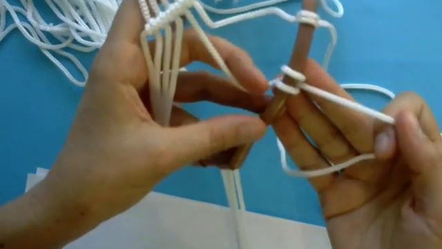 Колыбель люлька. Мастер-класс по макраме. Шаг 11 / cradle macrame tutoriаl смотреть онлайн