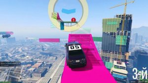 ТОП ТРЮКИ НА АВТОБУСАХ В ГТА 5 ОНЛАЙН (ГОНКИ)!