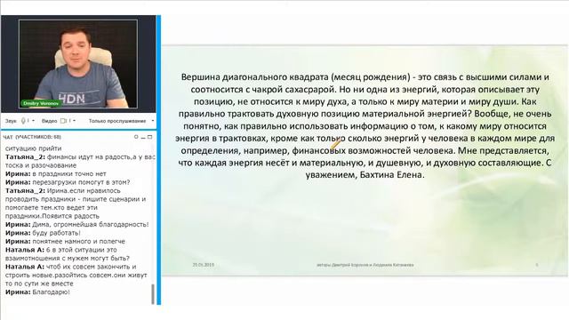 Матрица Судьбы - энергии и трактовка. Вопрос из практики. #матрица_судьбы с Дмитрием Вороновым