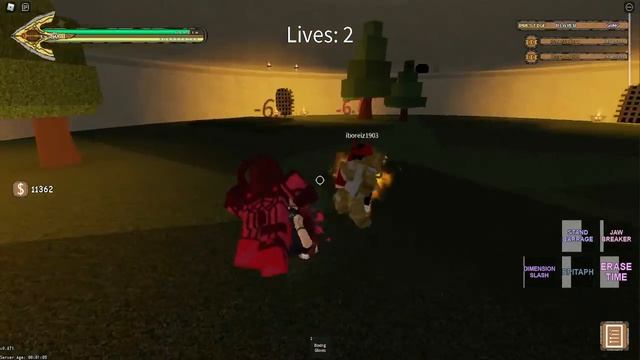 [YBA] KING CRIMSON REQIEM BE LIKE [YOUR BIZZARE ADVENTURE] ЮБА КСР ПВП 1V1, ROBLOX! КРАСНАЯ ИМБА RE