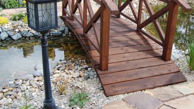 Ландшафт мостик беседки и арки из дерева от производителя! смотреть онлайн