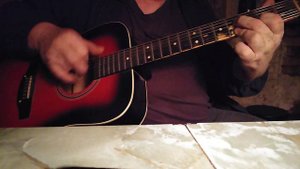 Семиструнная гитара. Мелодия от целой кучи дворовых песен. Russian seven - string guitar
