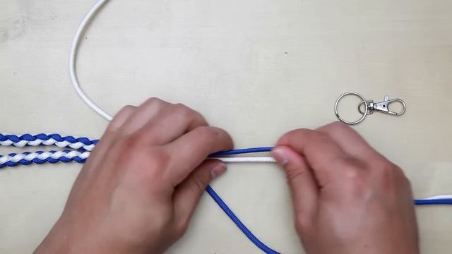 How to make a 4 strand round braid neck lanyard смотреть онлайн