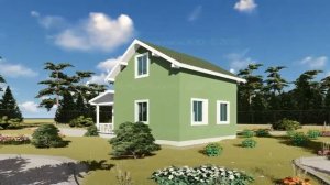 Проектирование и строительство двухэтажного загородного дом 6 на 8