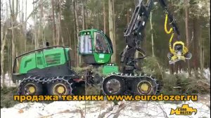 что такое харвестер кратко John Deere 1270 8W в работе