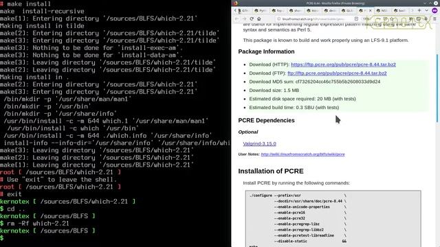 How to build and install BLFS 9.1 - Part 30: Security - make-ca dependency: PCRE смотреть онлайн