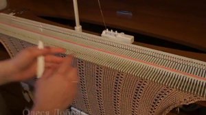 Вяжем комплект "Золотой песок" 2 ЧАСТЬ на Silver Reed LK-150. Описание и советы