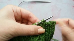 Эластичное закрытие резинки 2 на 2 иглой (итальянский способ, фабричный край)