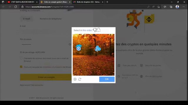 commment ouvir un compte binance en wolof