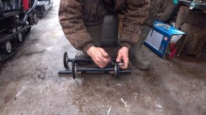 Обслуживание мотобуксировщика БТС ХИТ после месяца эксплуатации.