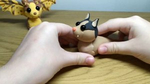 КАК СЛЕПИТЬ BAT DRAGON ИЗ ИГРЫ ADOPT ME! фигурка из воздушного пластилина
