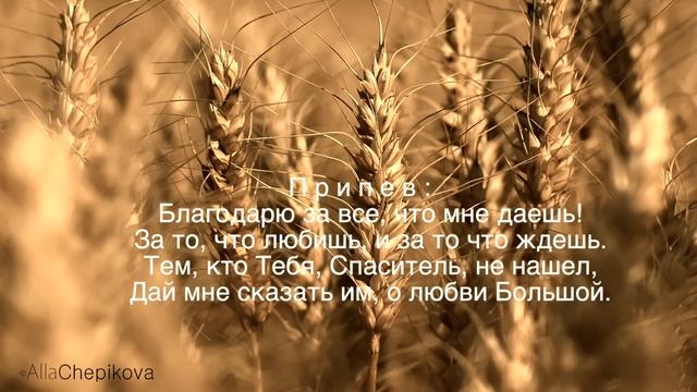 ДЕНЬ БЛАГОДАРЕНИЯ | НОВЫЙ ГОД | ЖАТВА | Песня + текст | Меня научил мой Бог благодарить смотреть онлайн